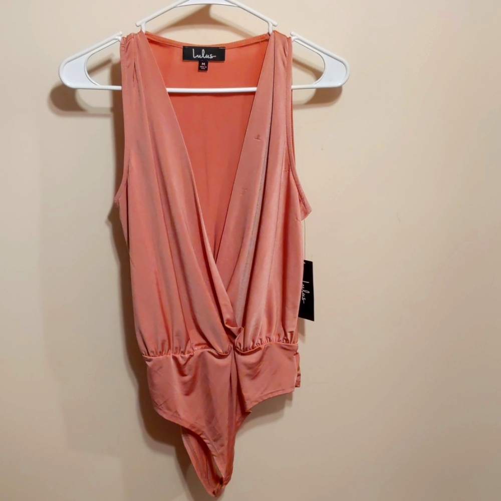 Lulu's body suit, nude NWT